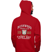 Load image into Gallery viewer, Secret_Shirts Pullover Hoodies, Unisex / Small / Red Bushwood Caddy