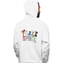 Load image into Gallery viewer, Shirts Pullover Hoodies, Unisex / Small / White Space Girls