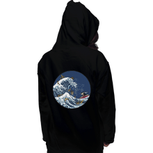 Load image into Gallery viewer, Shirts Pullover Hoodies, Unisex / Small / Black Kanagawa Brooms