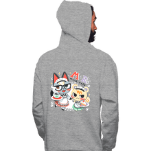 Load image into Gallery viewer, Secret_Shirts Pullover Hoodies, Unisex / Small / Sports Grey M & R Maid Cafe