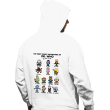Load image into Gallery viewer, Daily_Deal_Shirts Pullover Hoodies, Unisex / Small / White The Timey Wimey Adventures of the Doctor