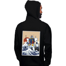 Load image into Gallery viewer, Secret_Shirts Pullover Hoodies, Unisex / Small / Black Kanagawa Gundam