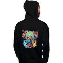 Load image into Gallery viewer, Shirts Pullover Hoodies, Unisex / Small / Black US Smash