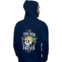 Load image into Gallery viewer, Shirts Pullover Hoodies, Unisex / Small / Navy Time Hero Forever
