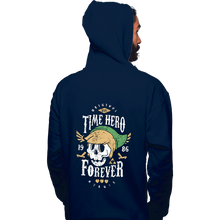 Load image into Gallery viewer, Shirts Pullover Hoodies, Unisex / Small / Navy Time Hero Forever