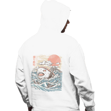 Load image into Gallery viewer, Shirts Pullover Hoodies, Unisex / Small / White Sharkiri Sushi
