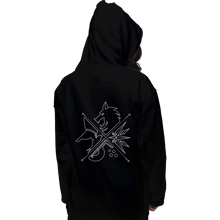 Load image into Gallery viewer, Shirts Zippered Hoodies, Unisex / Small / Black Minimal Witcher