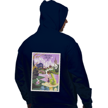 Load image into Gallery viewer, Shirts Pullover Hoodies, Unisex / Small / Navy Adventure Awaits In Wonderland