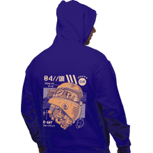 Load image into Gallery viewer, Shirts Pullover Hoodies, Unisex / Small / Violet Robo Head