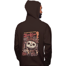 Load image into Gallery viewer, Shirts Pullover Hoodies, Unisex / Small / Dark Chocolate Black Coffee Attack