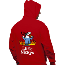 Load image into Gallery viewer, Daily_Deal_Shirts Pullover Hoodies, Unisex / Small / Red Little Nickys