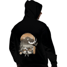 Load image into Gallery viewer, Shirts Zippered Hoodies, Unisex / Small / Black Black Ranger Ukiyoe