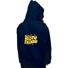 Load image into Gallery viewer, Shirts Pullover Hoodies, Unisex / Small / Navy My Besto Friendo
