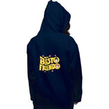 Load image into Gallery viewer, Shirts Pullover Hoodies, Unisex / Small / Navy My Besto Friendo