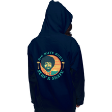 Load image into Gallery viewer, Shirts Pullover Hoodies, Unisex / Small / Navy Big Wave Bob