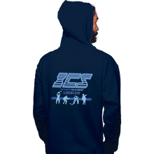 Load image into Gallery viewer, Shirts Pullover Hoodies, Unisex / Small / Navy Running Man ICS Legends