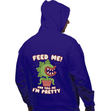Load image into Gallery viewer, Daily_Deal_Shirts Pullover Hoodies, Unisex / Small / Violet Feed Me!!
