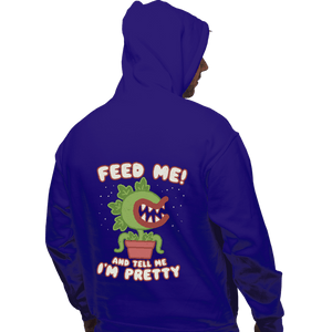 Daily_Deal_Shirts Pullover Hoodies, Unisex / Small / Violet Feed Me!!