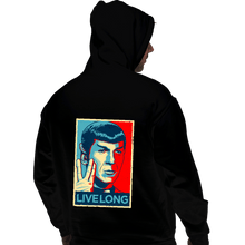 Load image into Gallery viewer, Daily_Deal_Shirts Pullover Hoodies, Unisex / Small / Black Live Long