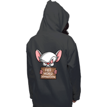 Load image into Gallery viewer, Daily_Deal_Shirts Pullover Hoodies, Unisex / Small / Charcoal Free World Domination