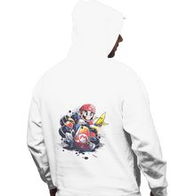 Load image into Gallery viewer, Shirts Pullover Hoodies, Unisex / Small / White Go Kart Watercolor