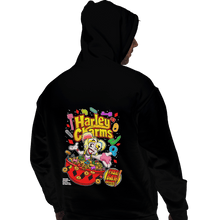 Load image into Gallery viewer, Shirts Zippered Hoodies, Unisex / Small / Black Harley Charms