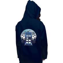 Load image into Gallery viewer, Secret_Shirts Pullover Hoodies, Unisex / Small / Navy Time And Space And Snow