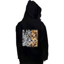 Load image into Gallery viewer, Shirts Zippered Hoodies, Unisex / Small / Black Clash Of Toons