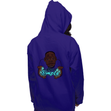 Load image into Gallery viewer, Shirts Pullover Hoodies, Unisex / Small / Violet Keep It Simple