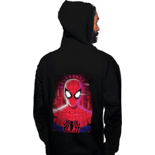 Load image into Gallery viewer, Daily_Deal_Shirts Pullover Hoodies, Unisex / Small / Black Glitch Peter Spider