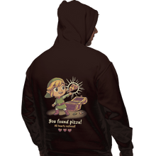Load image into Gallery viewer, Shirts Zippered Hoodies, Unisex / Small / Dark Chocolate Legendary PIzza