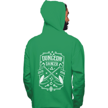 Load image into Gallery viewer, Shirts Zippered Hoodies, Unisex / Small / Irish Green Dungeon Dancer