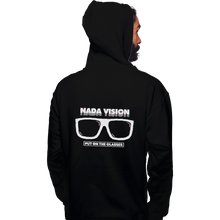 Load image into Gallery viewer, Shirts Zippered Hoodies, Unisex / Small / Black Nada Vision