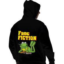 Load image into Gallery viewer, Daily_Deal_Shirts Pullover Hoodies, Unisex / Small / Black Frog Fiction