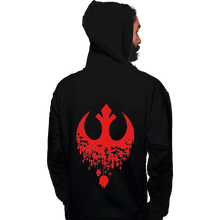 Load image into Gallery viewer, Shirts Pullover Hoodies, Unisex / Small / Black Fractured Rebellion