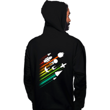 Load image into Gallery viewer, Shirts Pullover Hoodies, Unisex / Small / Black Warp Speed