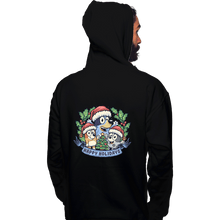Load image into Gallery viewer, Daily_Deal_Shirts Pullover Hoodies, Unisex / Small / Black Bluey Holidays