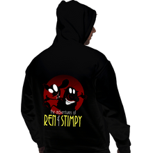 Load image into Gallery viewer, Secret_Shirts Pullover Hoodies, Unisex / Small / Black The Adventures of Ren & Stimpy