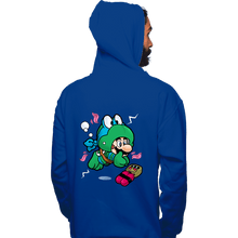Load image into Gallery viewer, Secret_Shirts Pullover Hoodies, Unisex / Small / Royal Blue Super Leo Suit!
