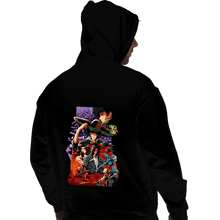Load image into Gallery viewer, Shirts Pullover Hoodies, Unisex / Small / Black Asteroid Blues