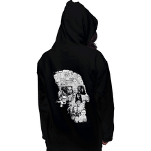 Load image into Gallery viewer, Shirts Pullover Hoodies, Unisex / Small / Black Horror Skull