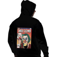 Load image into Gallery viewer, Shirts Zippered Hoodies, Unisex / Small / Black Smile Clown