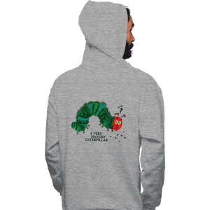 Daily_Deal_Shirts Pullover Hoodies, Unisex / Small / Sports Grey Hangry Caterpillar