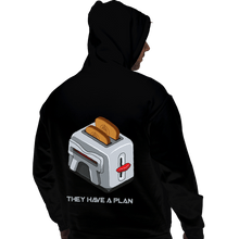 Load image into Gallery viewer, Daily_Deal_Shirts Pullover Hoodies, Unisex / Small / Black Frakking Toaster