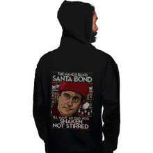 Load image into Gallery viewer, Shirts Pullover Hoodies, Unisex / Small / Black Santa Bond