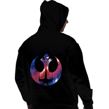 Load image into Gallery viewer, Shirts Pullover Hoodies, Unisex / Small / Black Rebel Galaxy