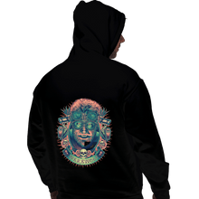 Load image into Gallery viewer, Shirts Pullover Hoodies, Unisex / Small / Black Glowing Werewolf