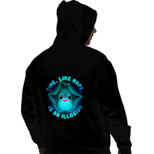 Load image into Gallery viewer, Daily_Deal_Shirts Pullover Hoodies, Unisex / Small / Black Time Is An Illusion
