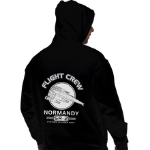 Load image into Gallery viewer, Shirts Zippered Hoodies, Unisex / Small / Black Normandy Flight Crew