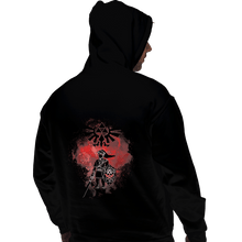 Load image into Gallery viewer, Shirts Pullover Hoodies, Unisex / Small / Black Dark Link Art